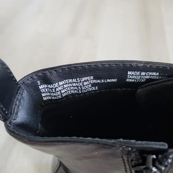 Target Black Combat Boots - Picture 4 of 5